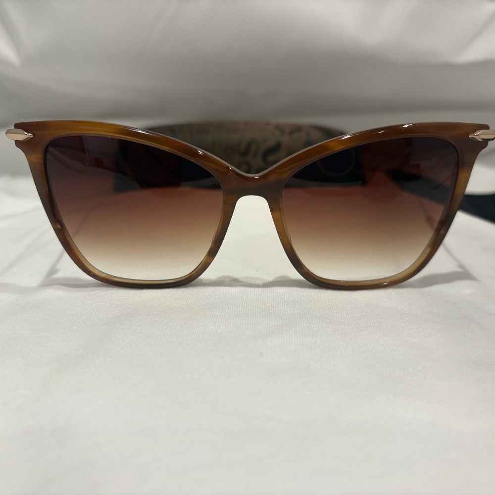 NEW! DITA FEARLESS DRX3038-B-T-AMB-GLD Champagne Gold w/Brn Gradient Lens;